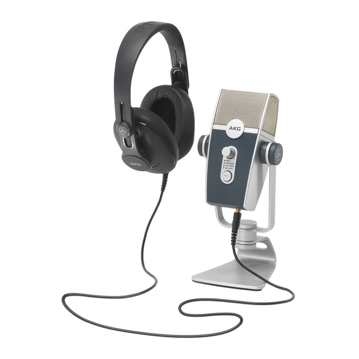 AKG | Podcaster Essentials Pack | AKG Lyra Ultra-HD USB Mic & AKG K371 Headphones