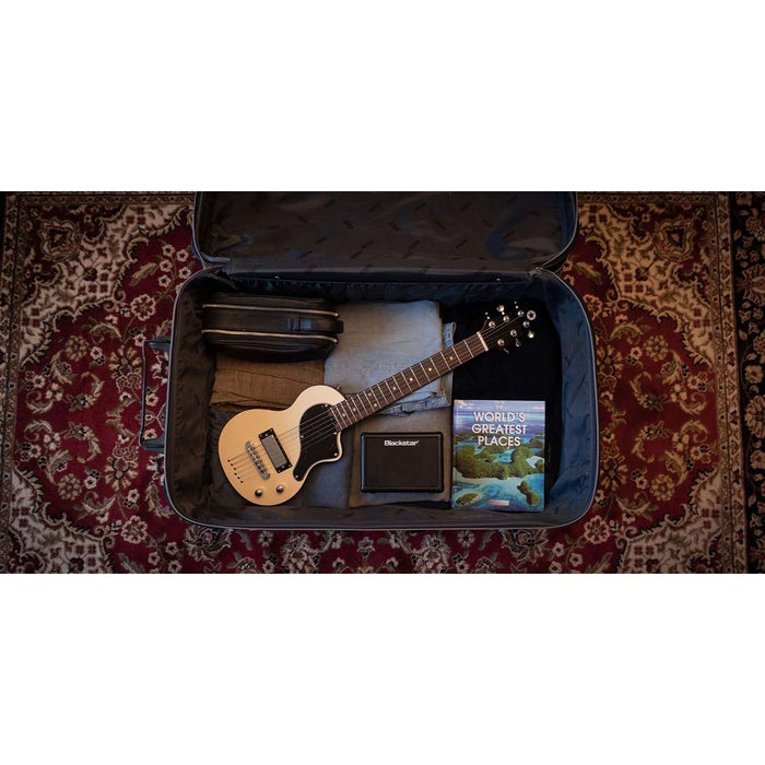 Blackstar | Carry-on Guitar Standard Pack | Vintage White | W/ Premium Gigbag, Amplug and Notebook