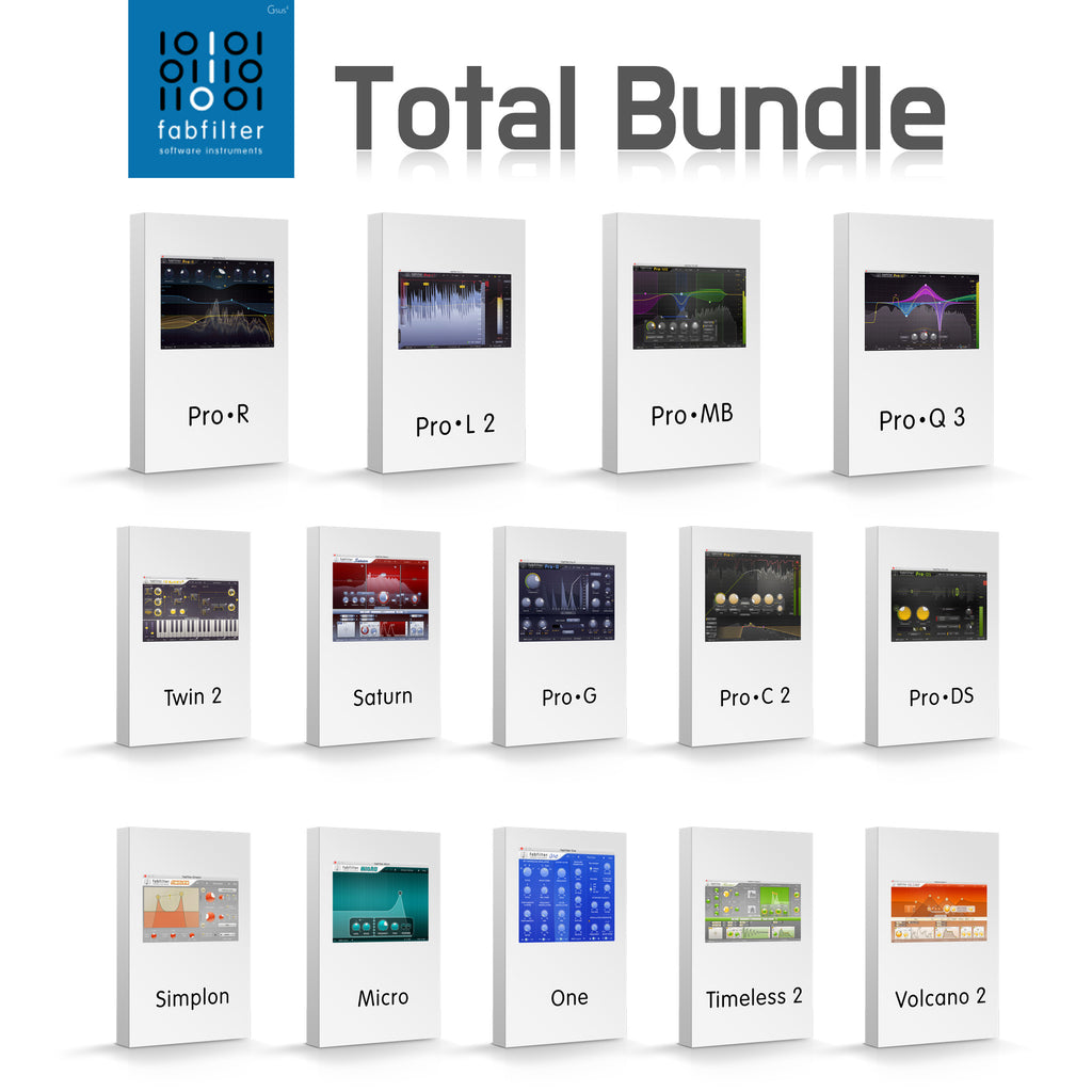 FabFilter | Total Bundle | A Complete set of all FabFilter plug-ins — Gsus4