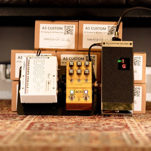 A3 Stompbox | The Custom Volume & Expression Pedal | w/ Built - in TC Polytune & Bonafide Buffer | Mini (A3 - VP/EXP - Tuner - Buffer) - Gsus4