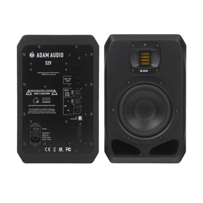ADAM | S2V (Each) | S SERIES | 2-Way 7" & S-ART Tweeter | DSP | Studio Nearfield Monitor - Gsus4