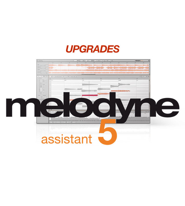 Celemony | Melodyne 5 ASSISTANT | Audio Tuning & Editing | Perpetual Version | Upgrades Only