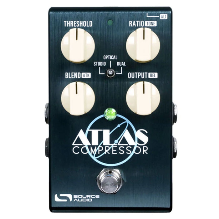 Source Audio | ATLAS | Stereo Compressor | Based on 1176, LA2A & Diamond Optical | w/ 6-Style Compression, Gate & EQ