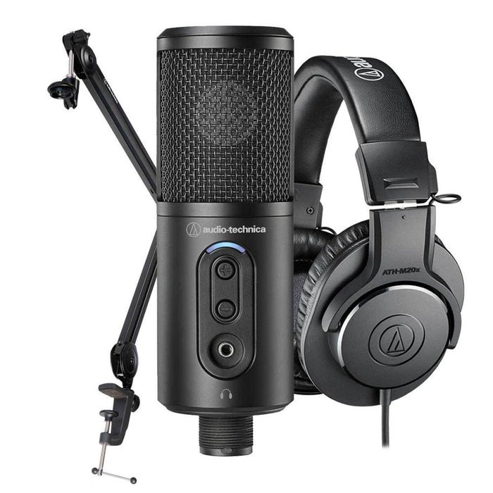 Audio Technica | Content Creator Pack | ATR2500x - USB | ATH - M20x | Boom Arm (ATCREATORPACK) - Gsus4
