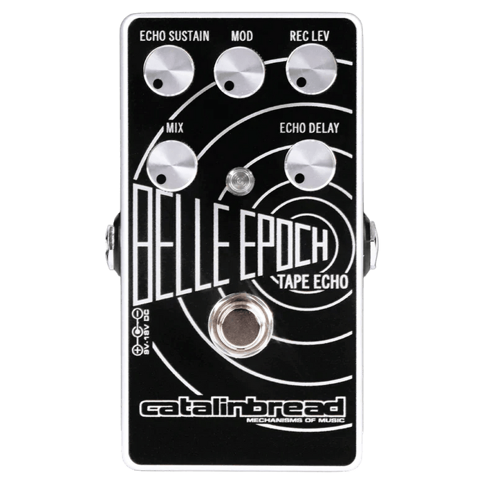 Catalinbread | Belle Epoch | Tape Echo Based on the EP - 3 Echoplex (Black And Silver) (CB - BelleEpoch - BS) - Gsus4