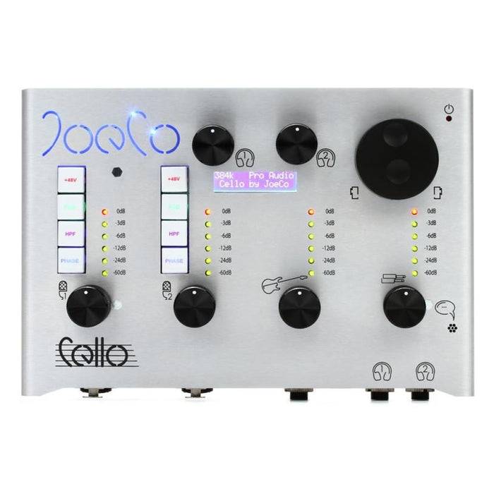 JoeCo | Cello | Audio Interface for Purists | 384kHz Top+ Algorithm  | JoeCo Preamps