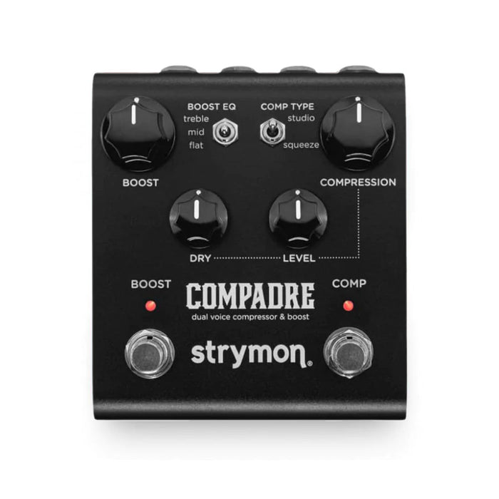 Strymon | Compadre | Dual Voice Compressor & Boost | MIDNIGHT BLACK EDITION