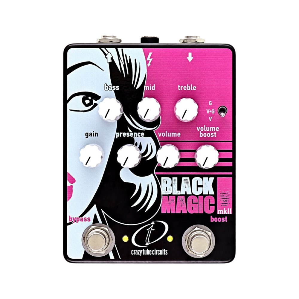 ギター INSANE TONE BLACK MAGIC MK2 Crazy Tube Circuits BLACK MAGIC MK2 JFET Overdrive w/ Boost - Gsus4