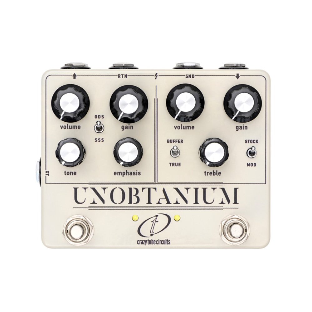 Crazy Tube Circuits Unobtanium☆ダンブル・KLON Crazy Tube Circuits | UNOBTANIUM | Klon & Dumble in a Box | Dual