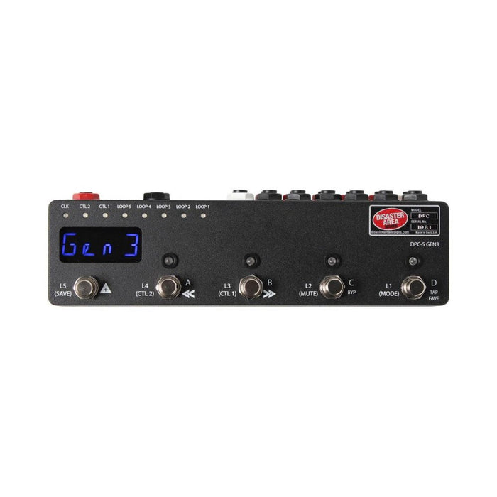 Disaster Area Designs | DPC - 5 | Gen3 | MIDI Programmable Bypass Switcher (DAD - DPC - 5 Gen3) - Gsus4