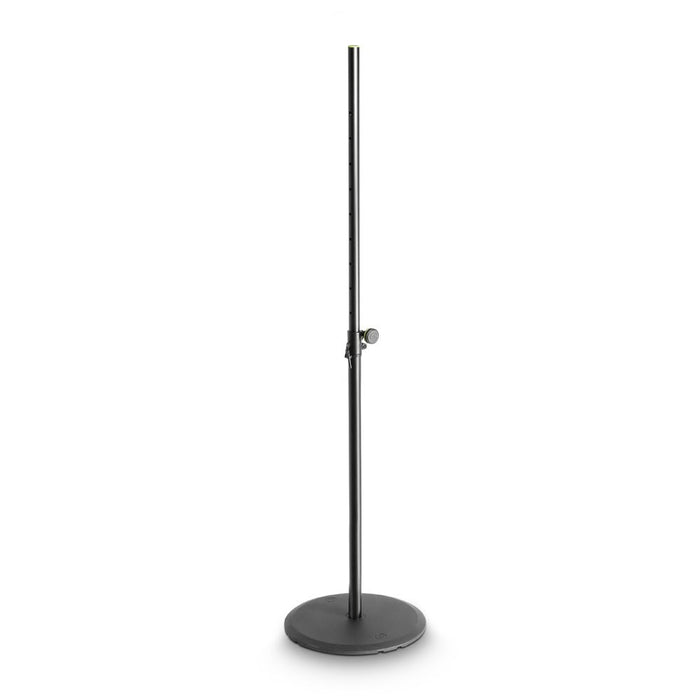 Gravity | SSP WBSET1 | Speaker Stand (35mm) w/ Round Cast Iron Base | Up to 1.8M & 40Kg | Black