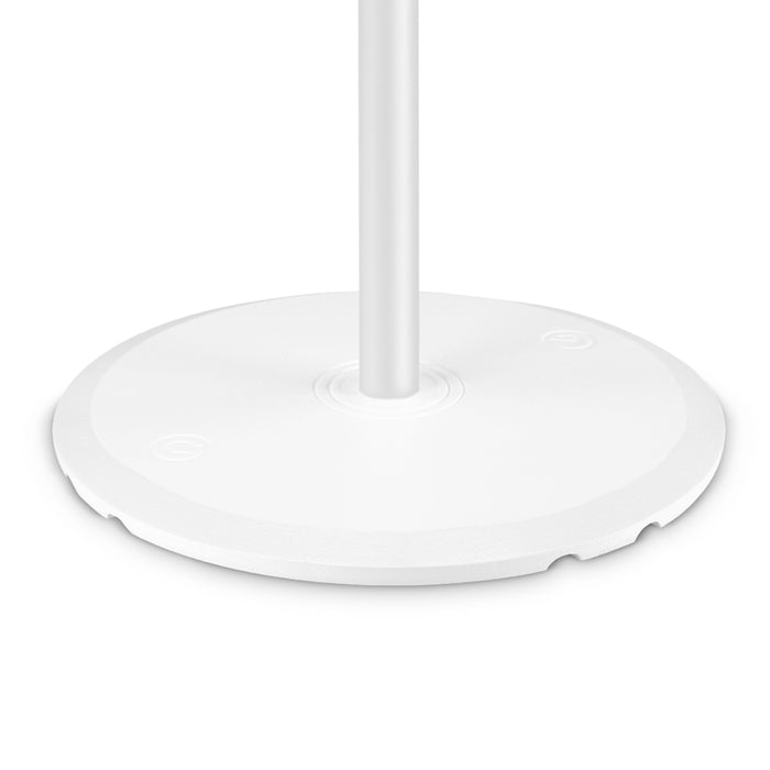 Gravity | SSP WBSET1W | Speaker Stand (35mm) w/ Round Cast Iron Base | Up to 1.8M & 40Kg | White