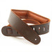 DSL Straps | GEG | 2.5" Padded Garment Saddle Brown / Brown Guitar Strap | Made in Australia | GEG25 - 17 - 2 (DSL_GEG25 - 17 - 2) - Gsus4