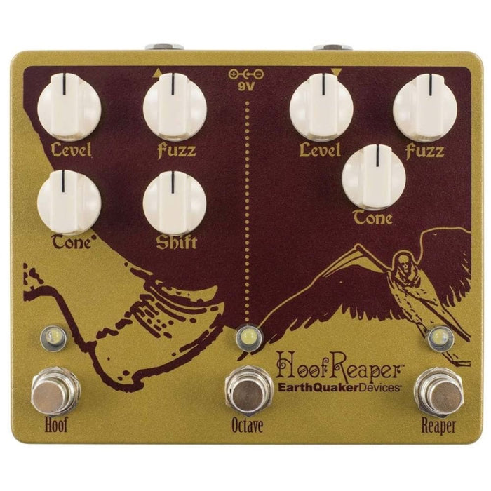 Earthquaker Devices | Hoof Reaper Dual Fuzz V2 | 2 - Ch Fuzz w/ Separate Octave - Up (M00001907) - Gsus4