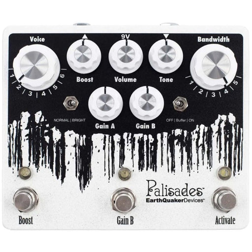 Earthquaker Devices | Palisades Mega Ultimate Overdrive V2 | 2 - Ch Overdrive / Distortion w/ Boost (M00001913) - Gsus4