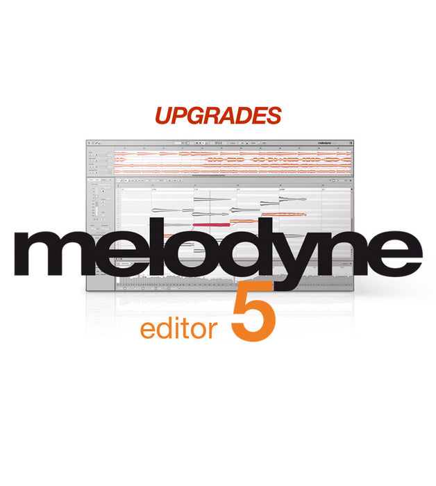 Celemony | Melodyne 5 EDITOR | Pitch, Time & Chords Correction | Perpetual Version | Upgrades Only