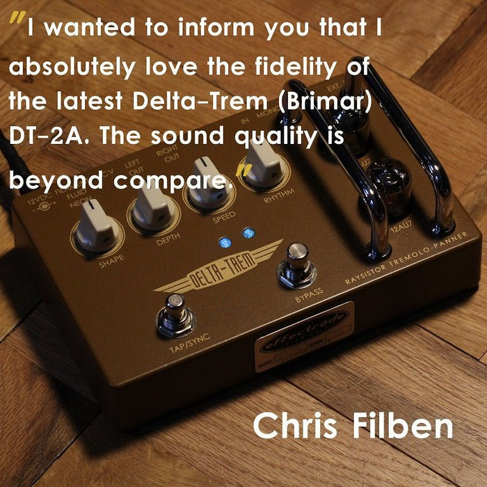 Effectrode | Delta - Trem | DT - 2A | All - Tube Vintage Amp Tremolo in a pedal (DT - 2A Delta Trem) - Gsus4