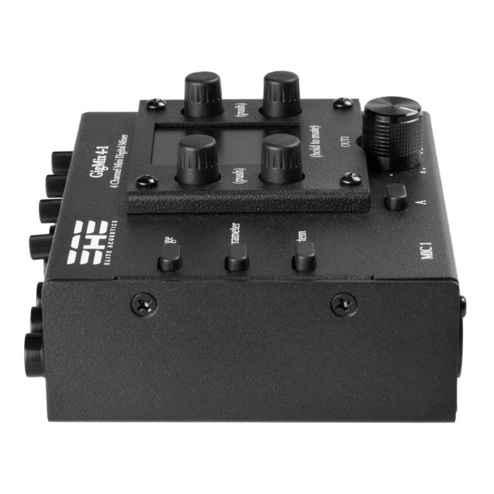 Elite Acoustics | EAE | GigMix 4 - 1 | 4Ch Digital Mixer | w/ DSP Gate, Compressor, EQ, Reverb & Delay (EAE - GigMix4 - 1) - Gsus4