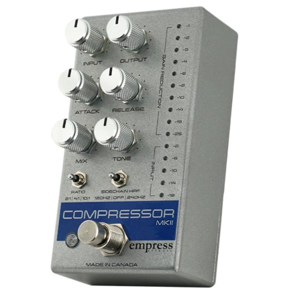 Empress Effects Compressor MKII Compressor Pedal w/ Sidechain Send