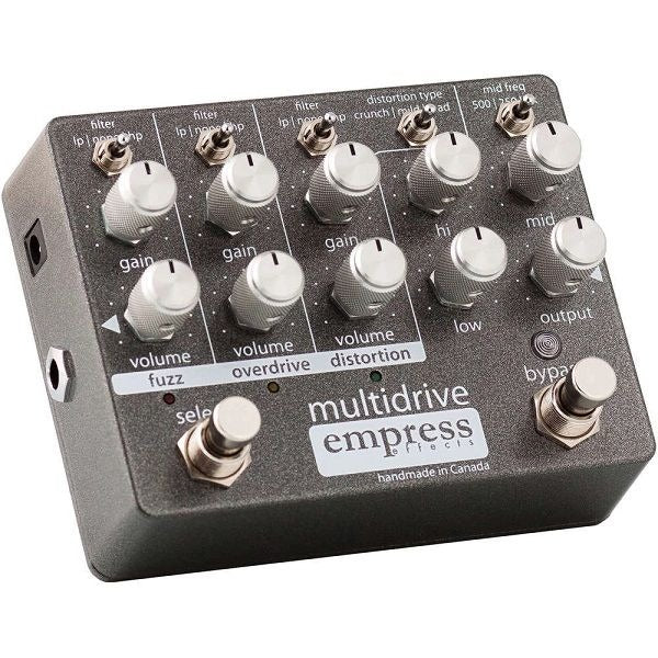 Empress Effects | Multidrive | Fuzz, Overdrive and Distortion