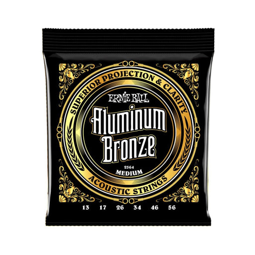 Ernie Ball | Aluminum Bronze | ACOSUTIC Guitar Strings | Medium | 13 - 56 | P02564 (P02564) - Gsus4