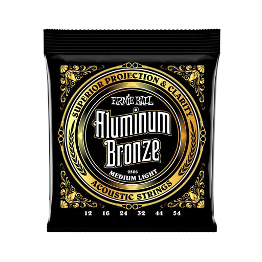 Ernie Ball | Aluminum Bronze | ACOUSTIC Guitar Strings | Medium Light | 12 - 54 | P02566 (P02566) - Gsus4