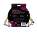 Ernie Ball | Angle / Angle Patch Cable | 30cm | 3 Pack | White | P06055 (P06055) - Gsus4