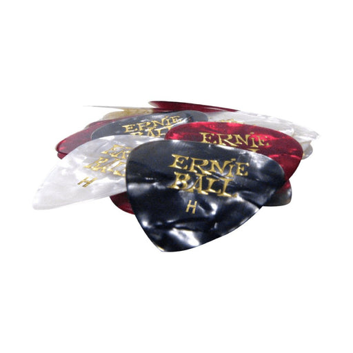Ernie Ball | Assorted Colour Pearloid Cellulose Guitar Picks | Heavy | 0.94mm | 24 - Piece | P09168 (P09168) - Gsus4
