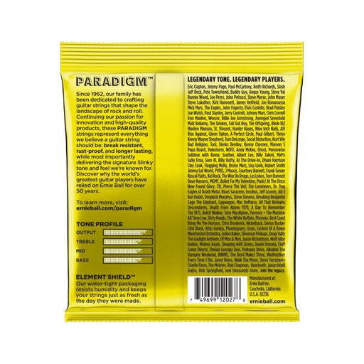 Ernie Ball | Beefy Slinky | Paradigm | ELECTRIC Guitar Strings | 11 - 54 | P02027 (P02027) - Gsus4