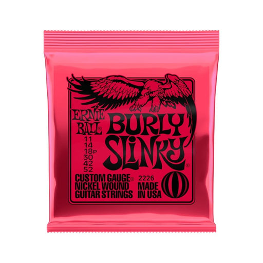 Ernie Ball | Burly Slinky | Nickel Wound ELECTRIC Guitar Strings | 11 - 52 | P02226 (P02226) - Gsus4