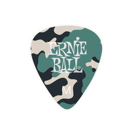 Ernie Ball | Camouflage Cellulose Picks | Medium | 12 Piece | P09222 (P09222) - Gsus4