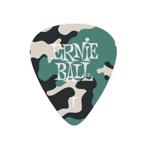 Ernie Ball | Camouflage Cellulose Picks | Thin | 12 Piece | P09221 (P09221) - Gsus4