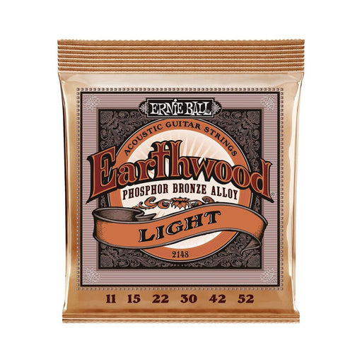 Ernie Ball | Earthwood | Phosphor Bronze | ACOUSTIC Guitar Strings | Light | 11 - 52 | P02148 (P02148) - Gsus4