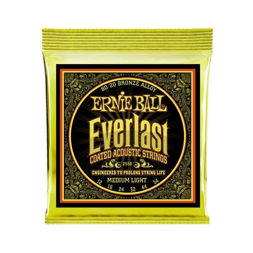 Ernie Ball | Everlast | Coated 80/20 Bronze | ACOUSTIC Guitar Strings | Medium Light | 12 - 54 | P02556 (P02556) - Gsus4