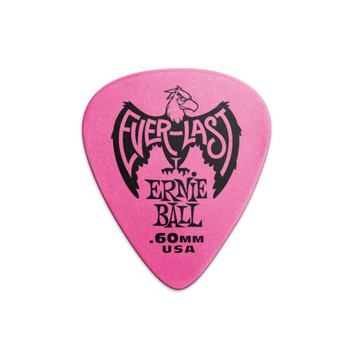 Ernie Ball | Everlast Picks | Pink | 0.60 mm | 12 Pack | P09179 (P09179) - Gsus4