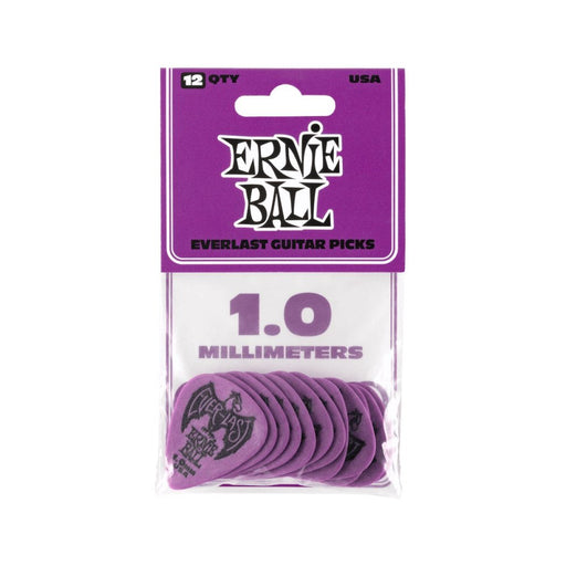 Ernie Ball | Everlast Picks | Purple | 1.0mm | 12 Pack | P09193 (P09193) - Gsus4