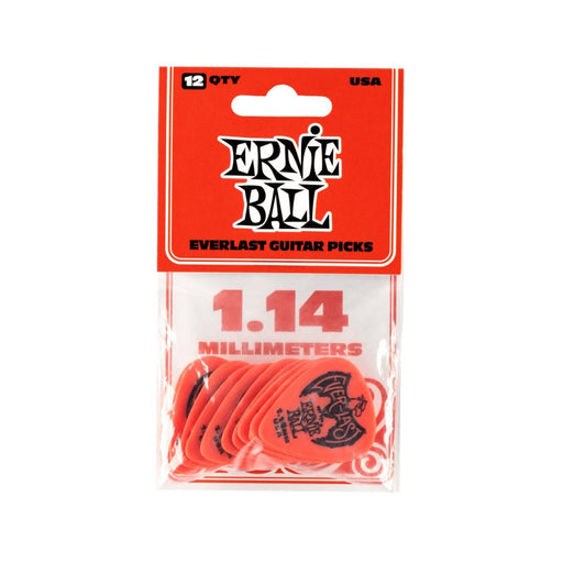 Ernie Ball | Everlast Picks | Red | 1.14mm | 12 Pack | P09194 (P09194) - Gsus4
