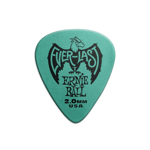 Ernie Ball | Everlast Picks | Teal | 2.0mm | 12 Pack | P09196 (P09196) - Gsus4