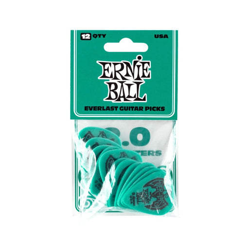 Ernie Ball | Everlast Picks | Teal | 2.0mm | 12 Pack | P09196 (P09196) - Gsus4