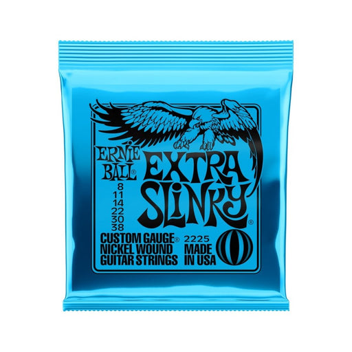 Ernie Ball | Extra Slinky | Nickel Wound ELECTRIC Guitar Strings | 8 - 38 | P02225 (P02225) - Gsus4