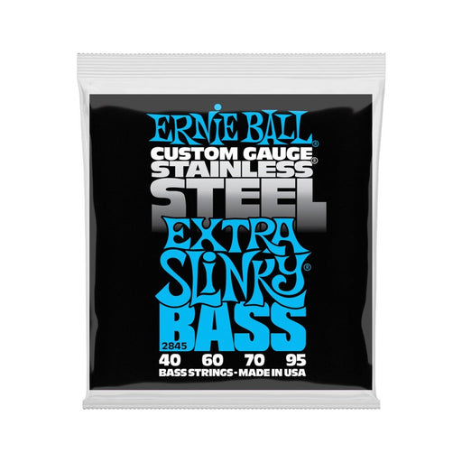 Ernie Ball | Extra Slinky | Stainless Steel BASS 4 Strings | 40 - 95 | P02845 (P02845) - Gsus4