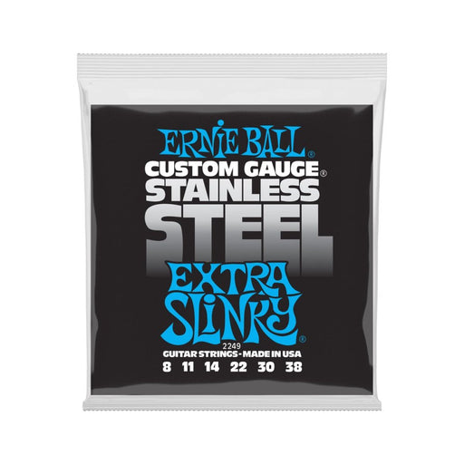 Ernie Ball | Extra Slinky | Stainless Steel Wound ELECTRIC Guitar Strings | 8 - 38 | P02249 (P02249) - Gsus4
