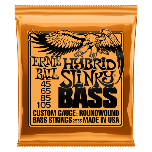 Ernie Ball | Hybrid Slinky | Nickel Wound BASS 4 Strings | 45 - 105 | P02833 (P02833) - Gsus4
