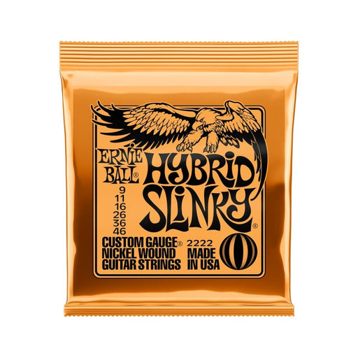 Ernie Ball | Hybrid Slinky | Nickel Wound ELECTRIC Guitar Strings | 9 - 46 | P02222 (P02222) - Gsus4