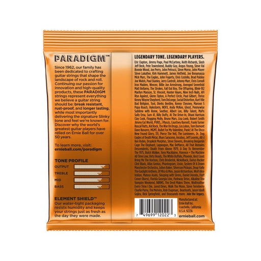 Ernie Ball | Hybrid Slinky | Paradigm | ELECTRIC Guitar Strings | 9 - 46 | P02022 (P02022) - Gsus4