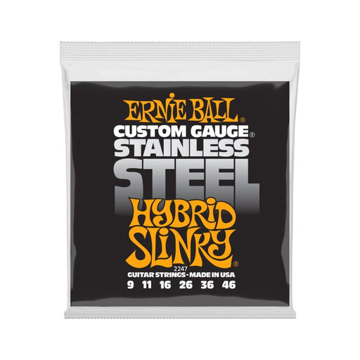 Ernie Ball | Hybrid Slinky | Stainless Steel Wound | ELECTRIC Guitar Strings | 9 - 46 | P02247 (P02247) - Gsus4
