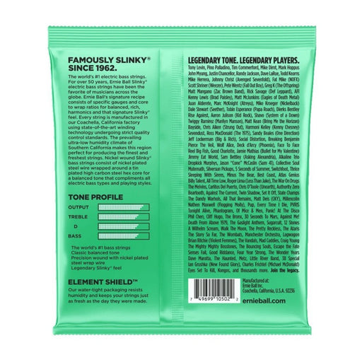 Ernie Ball | Hyper Slinky | Nickel Wound BASS 4 Strings | 40 - 100 | P02841 (P02841) - Gsus4