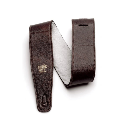 Ernie Ball | Italian Leather Strap | Fur Padding | Chestnut | P04138 (P04138) - Gsus4