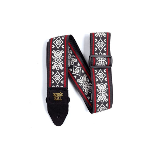 Ernie Ball | Jacquard Guitar Strap | Blackjack Red | P04669 (P04669) - Gsus4