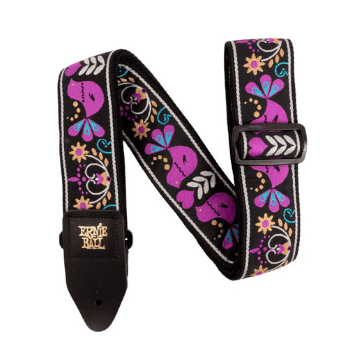 Ernie Ball | Jacquard Guitar Strap | Purple Bird Lupin | P05331 (P05331) - Gsus4